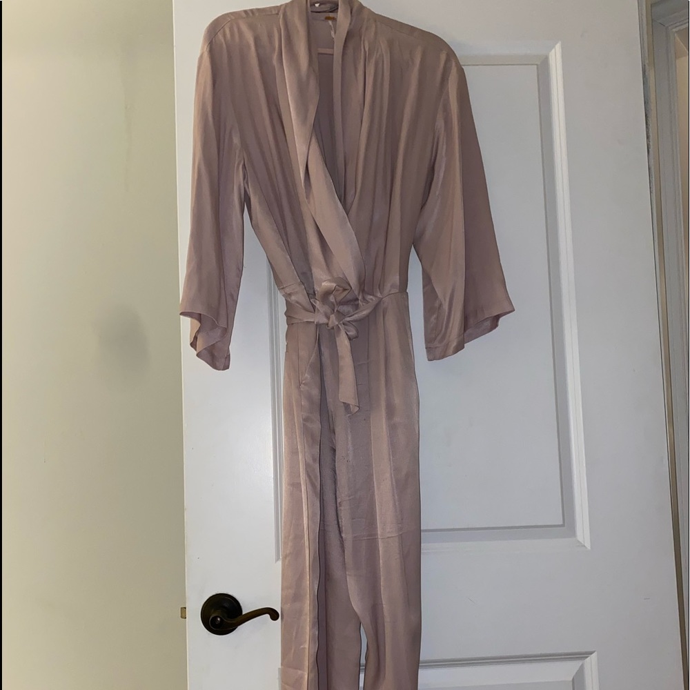 Free People Silk Jumpsuit